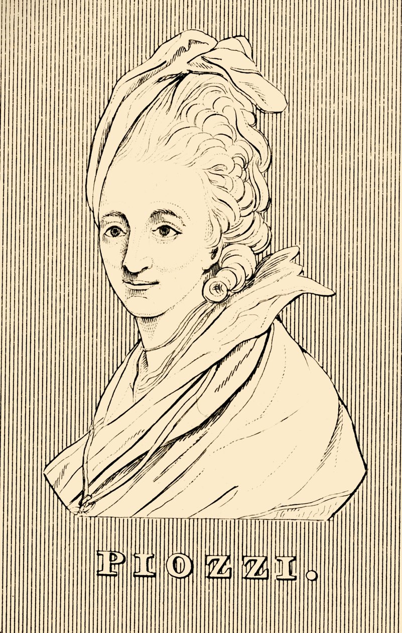 Piozzi, 1741-1821, 1830 de Unbekannt