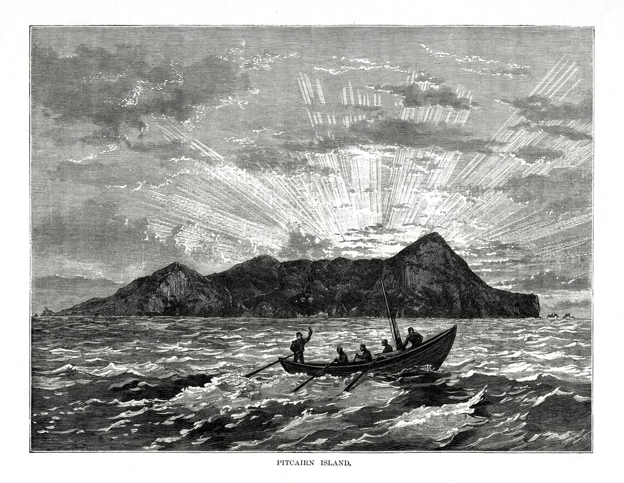 Isla Pitcairn, Océano Pacífico, 1877 de Unbekannt