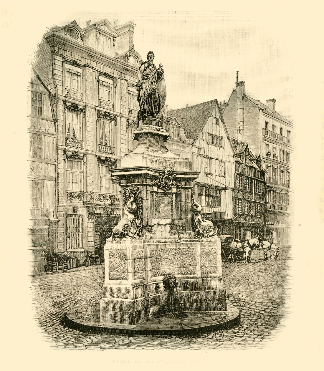 Place De La Pucelle, Rouen de Unbekannt
