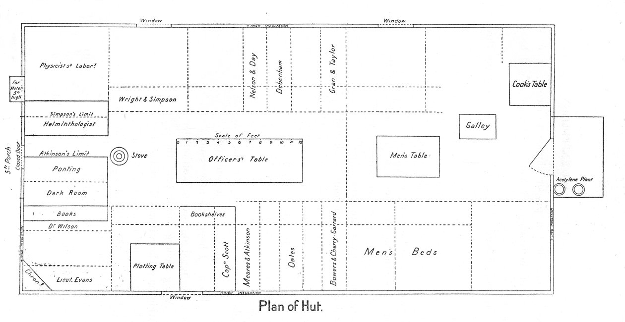 Plano de cabaña, c. 1910-1913, 1913 de Unbekannt
