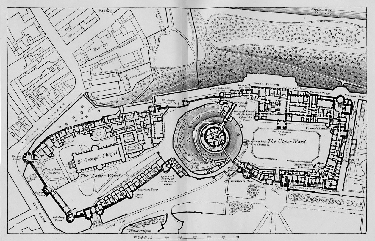 Plano del Castillo, 1895 de Unbekannt
