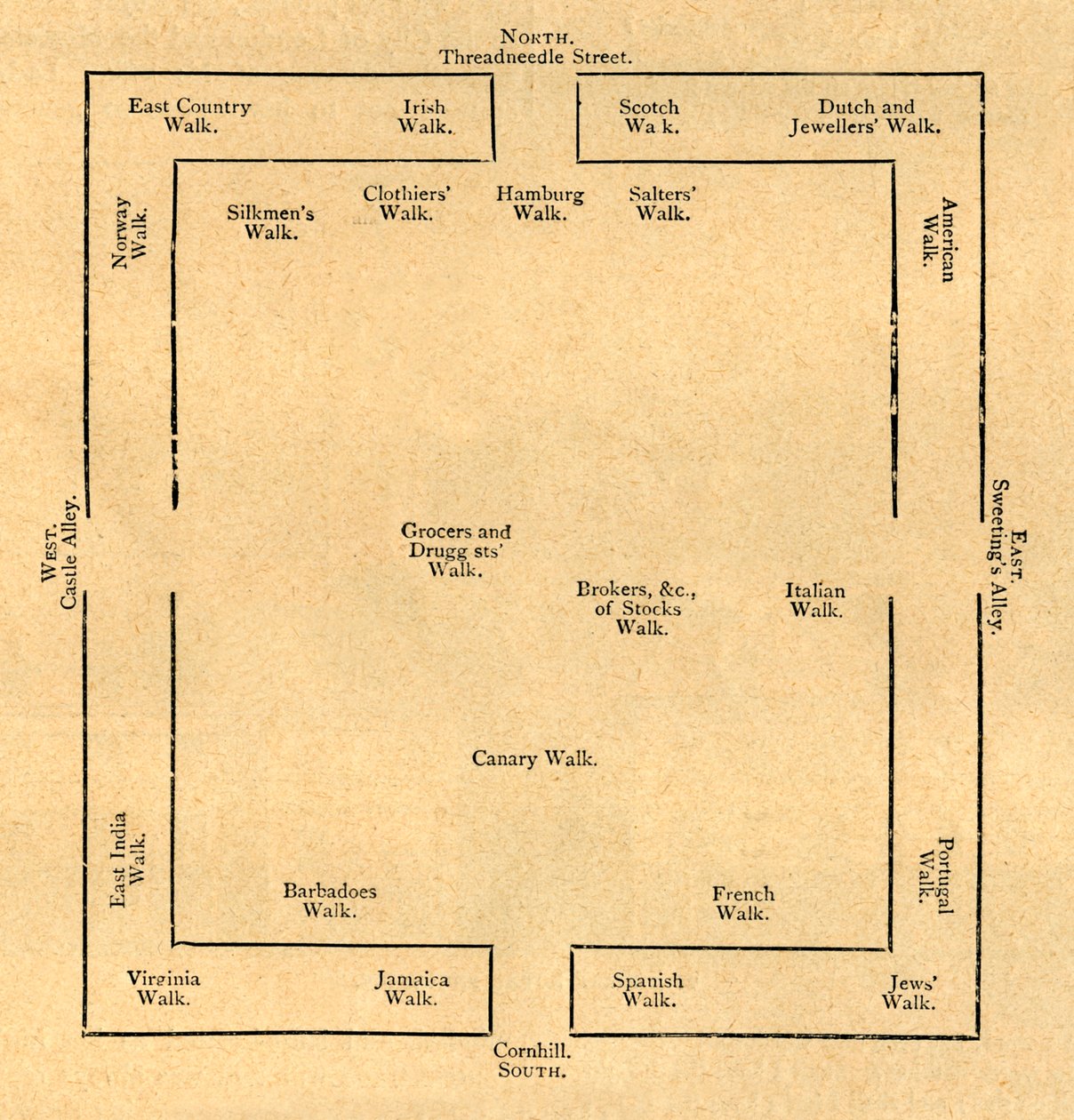 Plano del intercambio en 1837, 1897 de Unbekannt