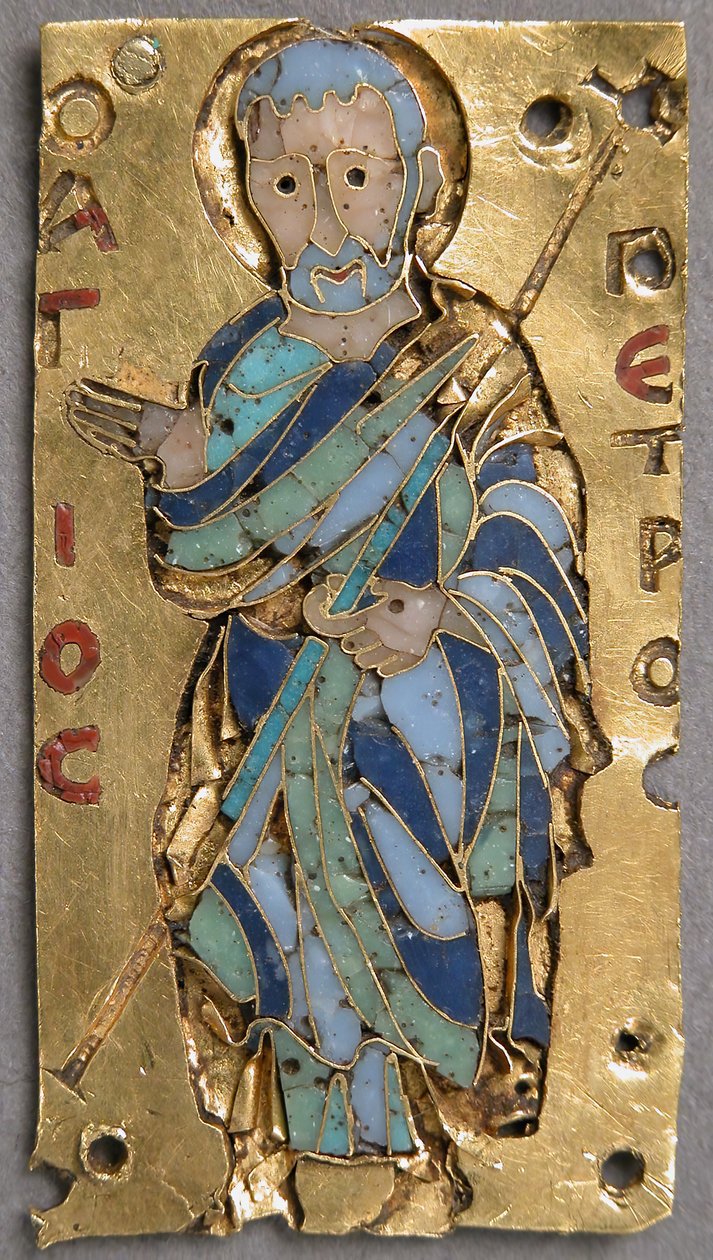 Placa con San Pedro, bizantino, siglo XI de Unbekannt
