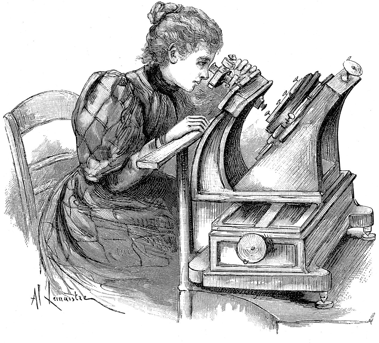 Microscopio de medición de placas, 1895 de Unbekannt