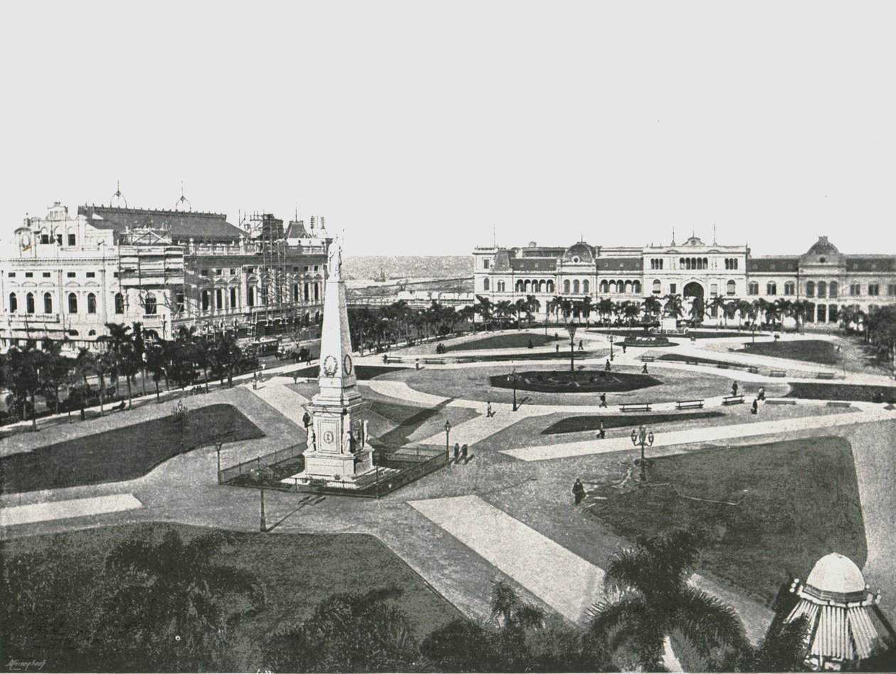 Plaza de la Victoria, Buenos Aires, Argentina, 1895 de Unbekannt