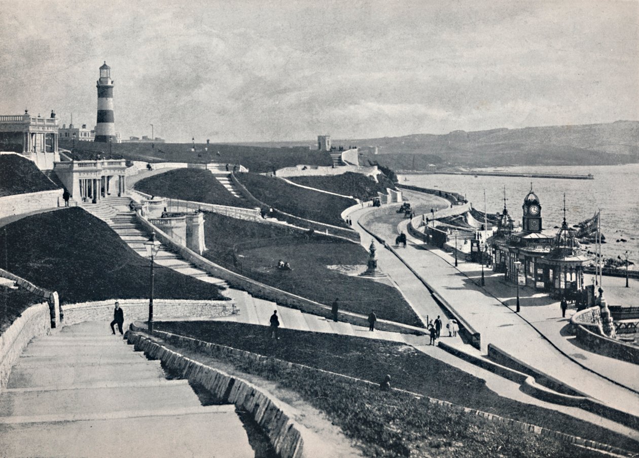 Plymouth - The Hoe, 1895 de Unbekannt