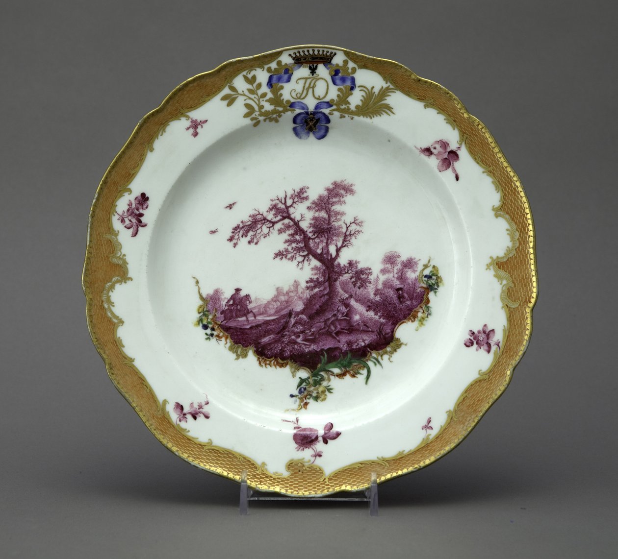 Plato de porcelana del servicio Orlov, ca. 1770 de Unbekannt