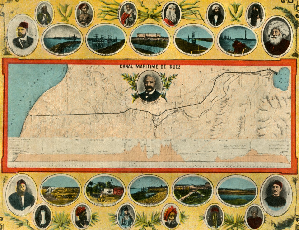 Port-Said - El Plan del Canal de Unbekannt