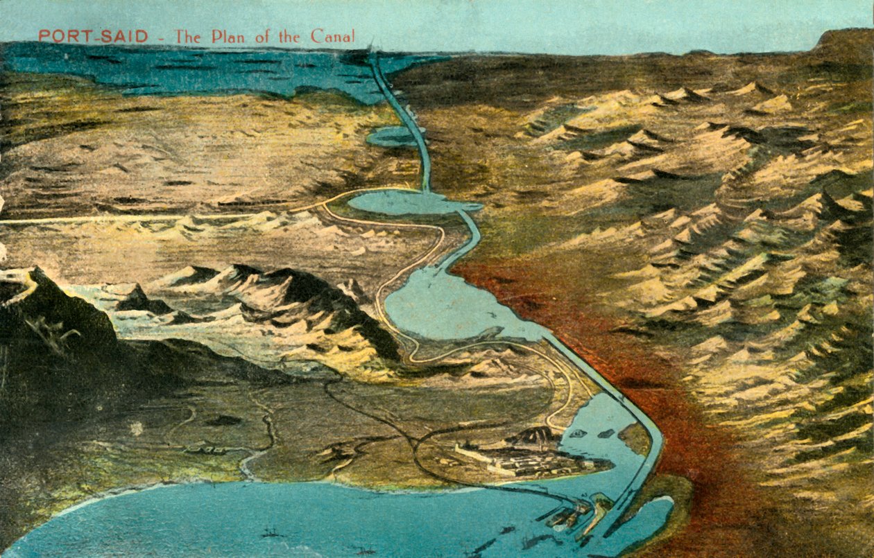 Port-Said - El Plan del Canal de Unbekannt