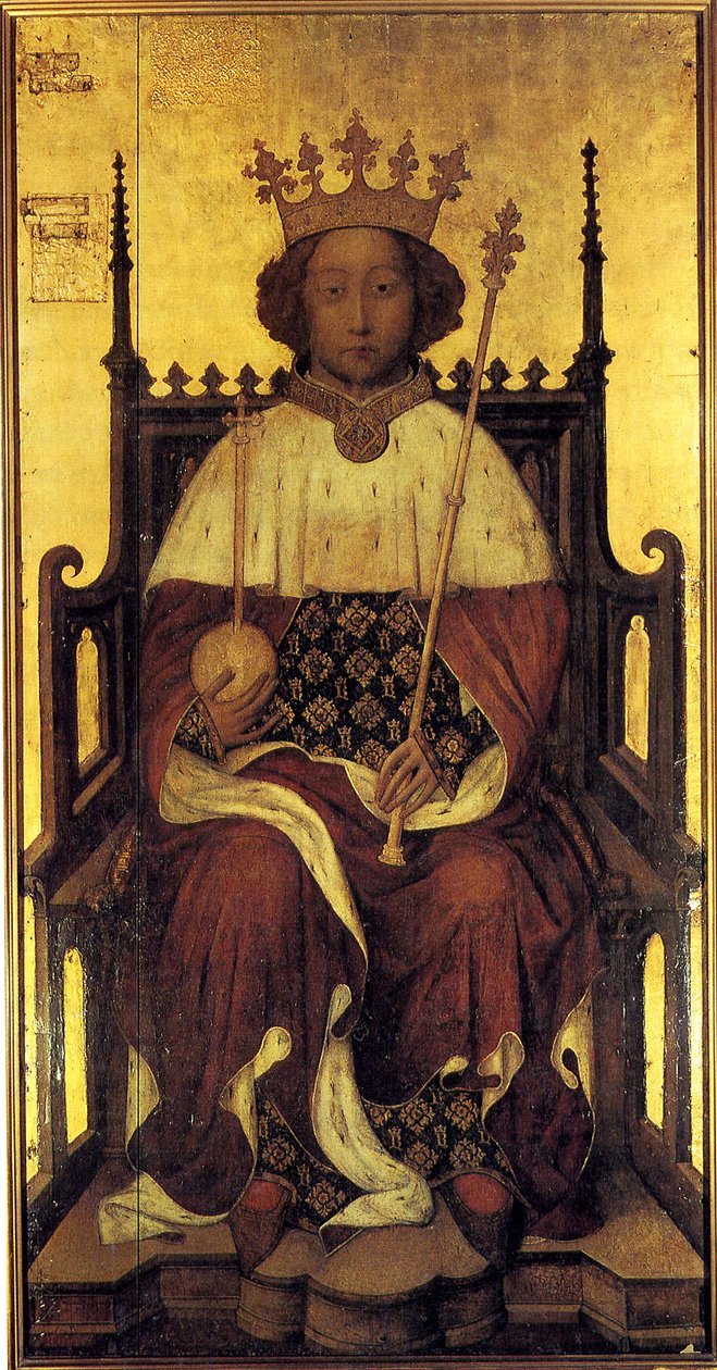 Retrato de Ricardo II de Inglaterra, ca 1390 de Unbekannt