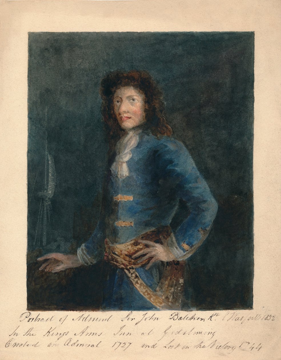 Retrato del Almirante Sir John Balchin, 1832 de Unbekannt
