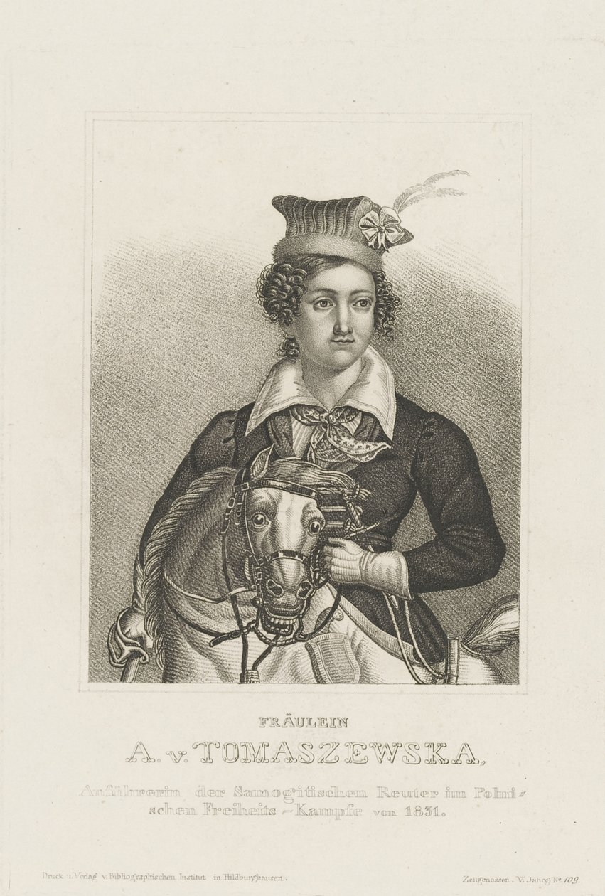 Retrato de Antonina Tomaszewska 1814-1883 de Unbekannt