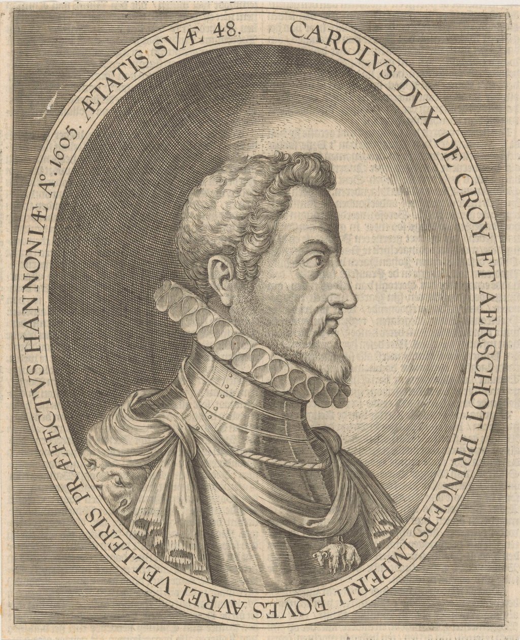 Retrato de Charles III de Croÿ, 1600s de Unbekannt