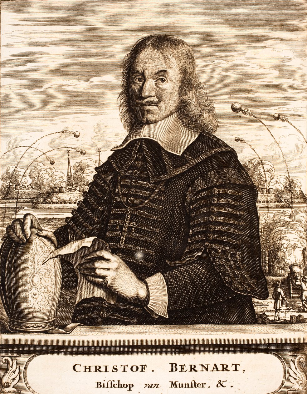 Retrato de Christoph Bernhard Freiherr von Galen 1606-1678, 1675 de Unbekannt