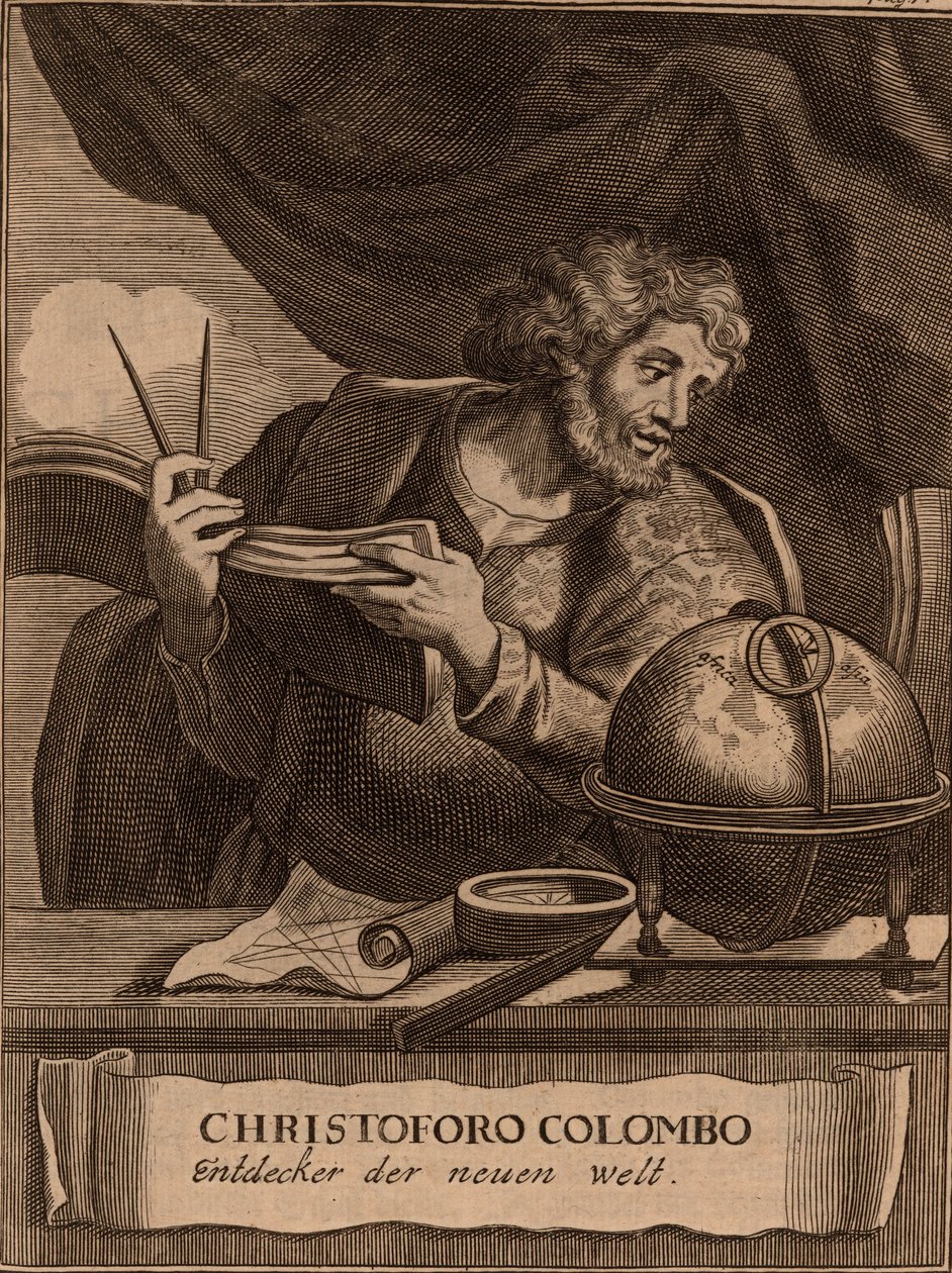 Retrato de Cristóbal Colón, 1681 de Unbekannt