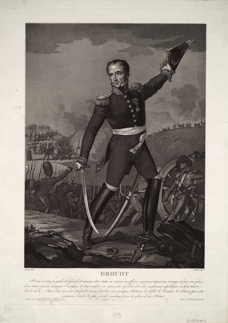 Retrato del Conde General Antoine Drouot de Unbekannt