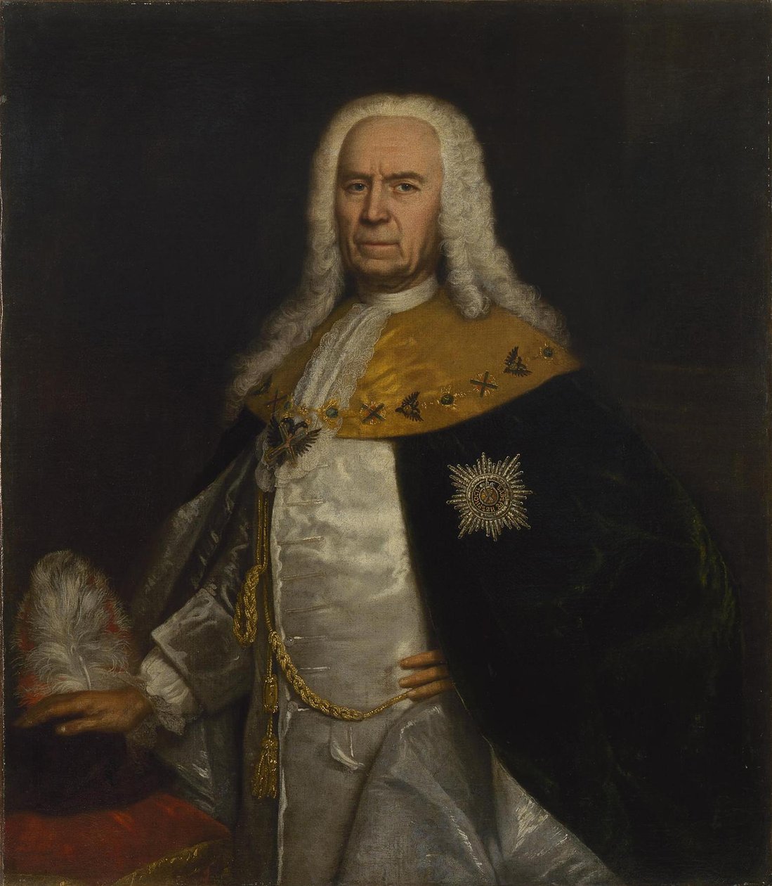 Retrato del Conde Andrei Ivanovich Ushakov 1708-1739, mediados del siglo XVIII de Unbekannt
