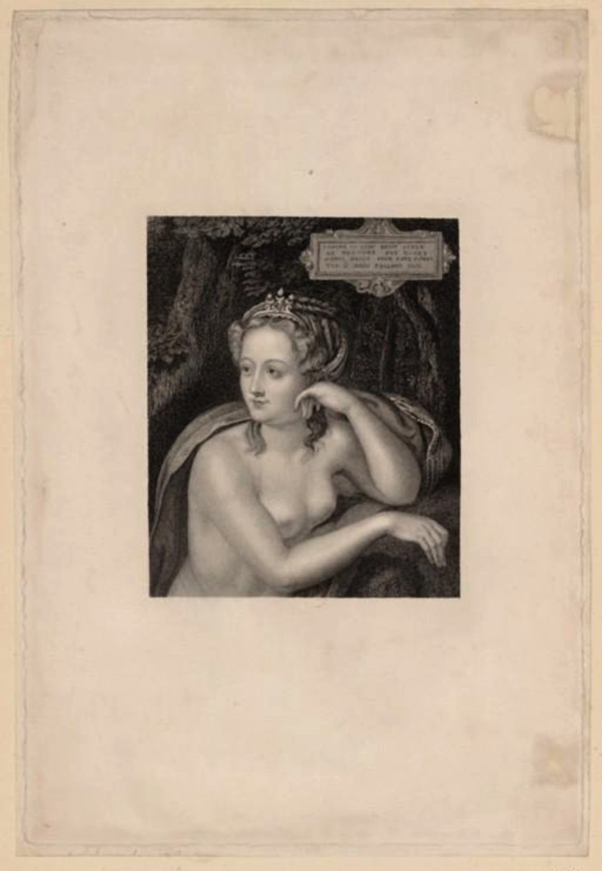 Retrato de Diane de Poitiers 1499-1566, mediados del siglo XVI de Unbekannt