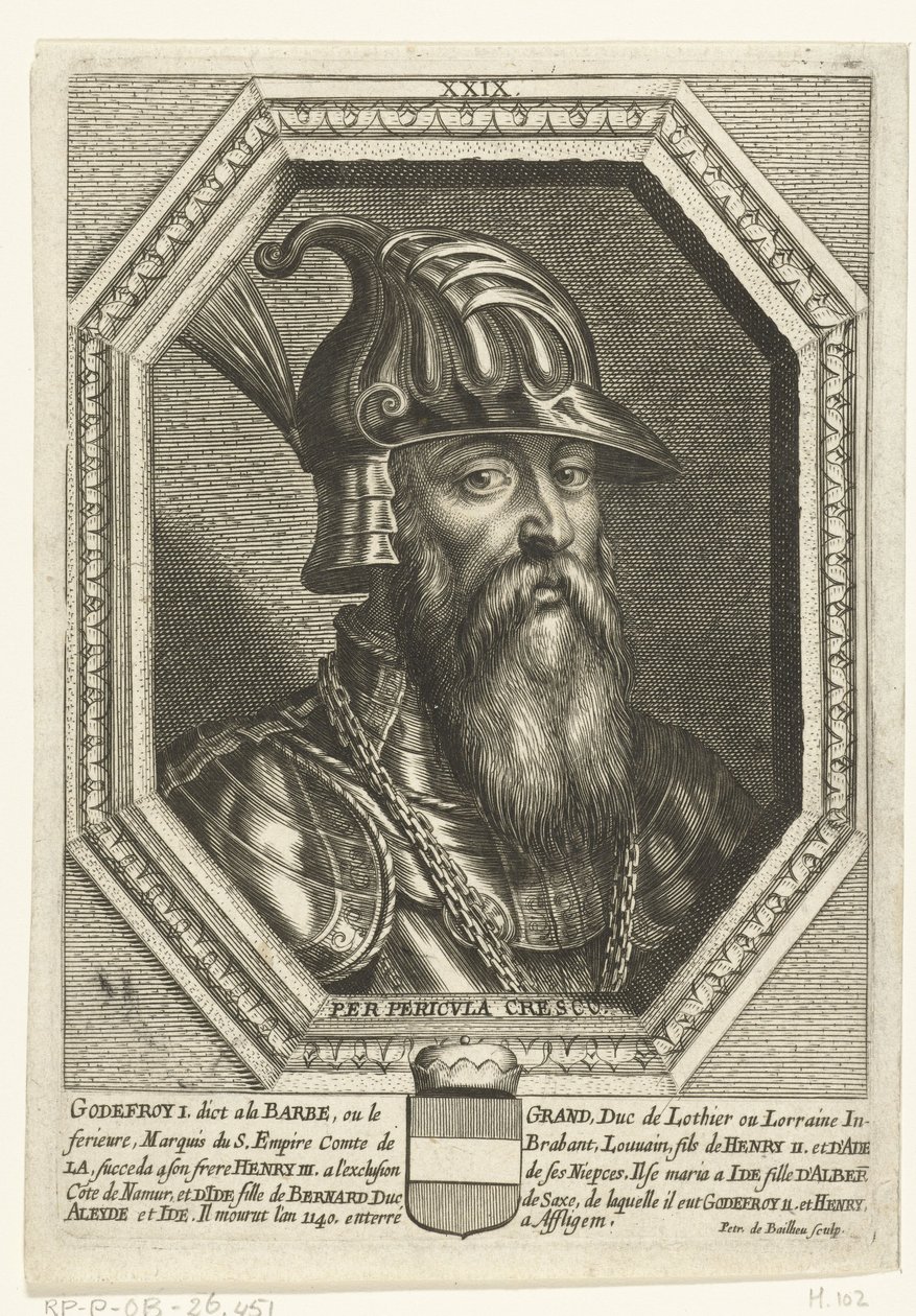 Retrato del Duque Godfried I van Leuven de Unbekannt