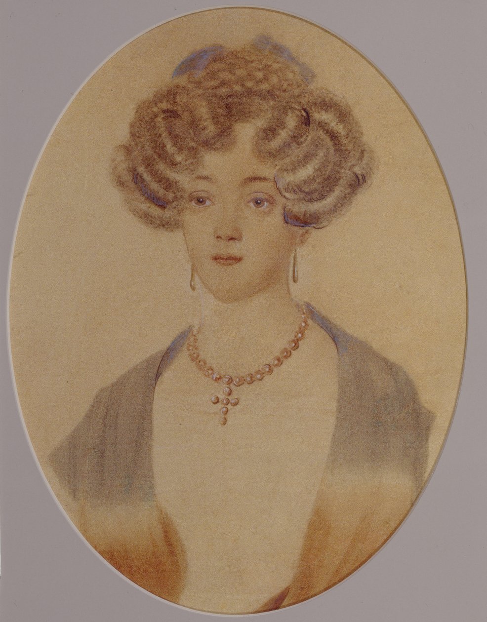 Retrato de Ekaterina Nikolayevna Goncharova 1809-1843, finales de 1820s-principios de 1830s de Unbekannt