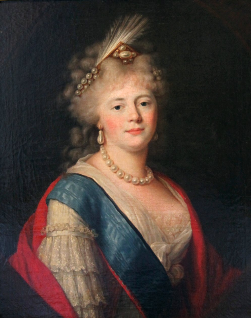 Retrato de la Emperatriz María Feodorovna, finales del siglo XVIII de Unbekannt