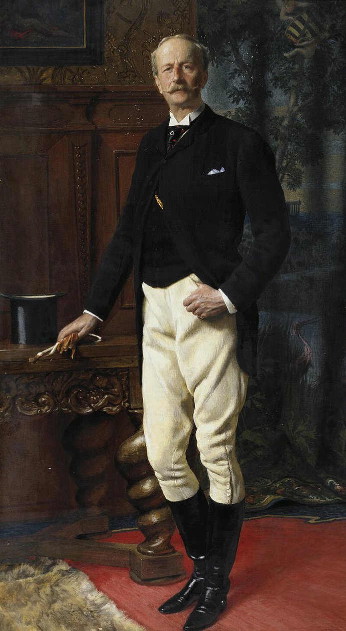 Retrato de Ernst I, Duque de Saxe-Altenburg de Unbekannt