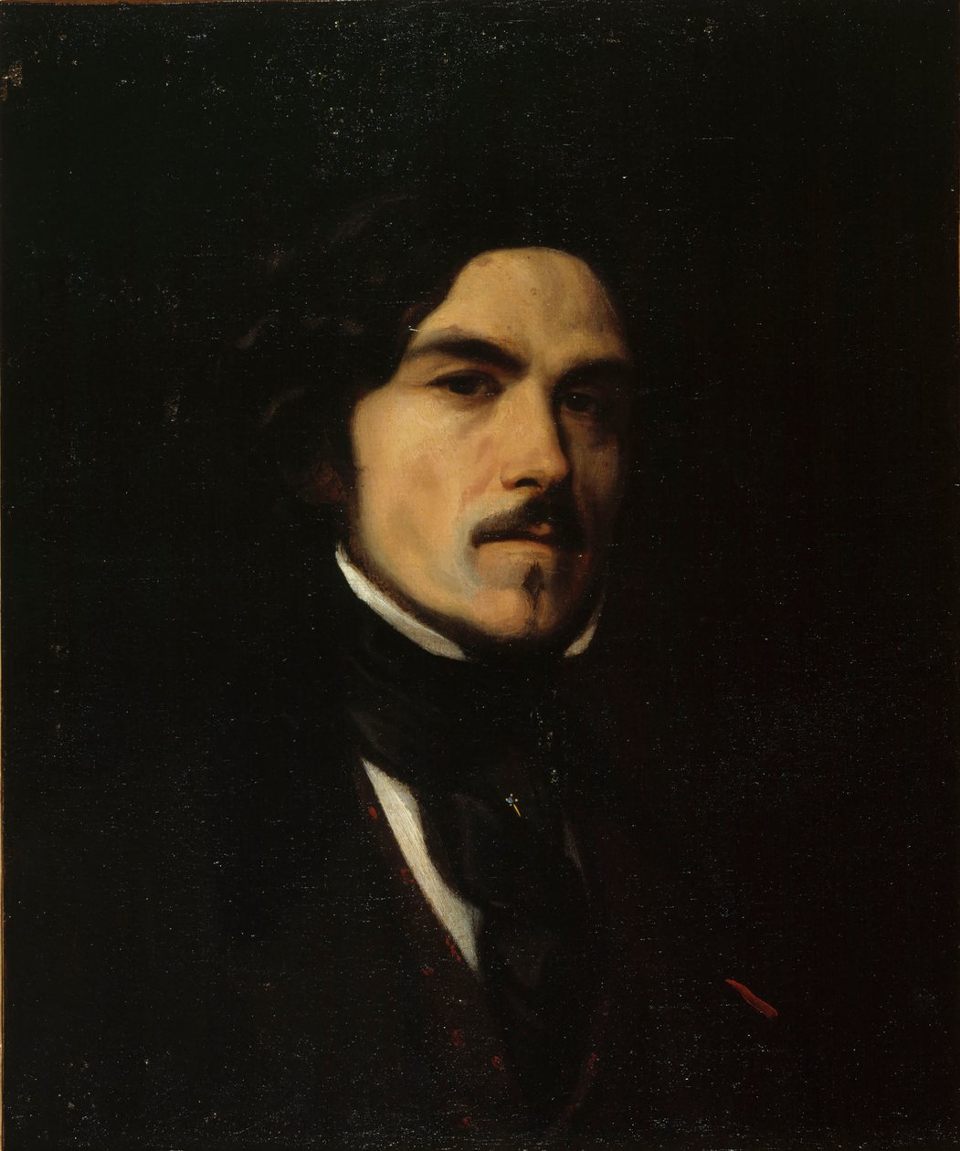 Retrato de Eugène Delacroix 1798-1863, c. 1840 de Unbekannt
