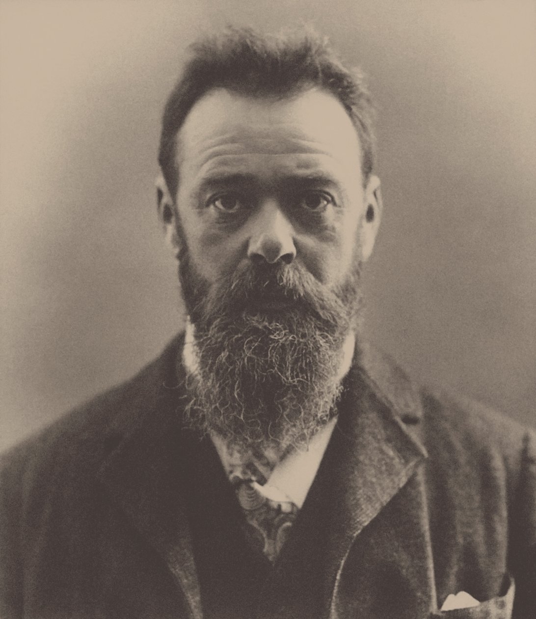 Retrato de Ferdinand Hodler 1853-1918 de Unbekannt