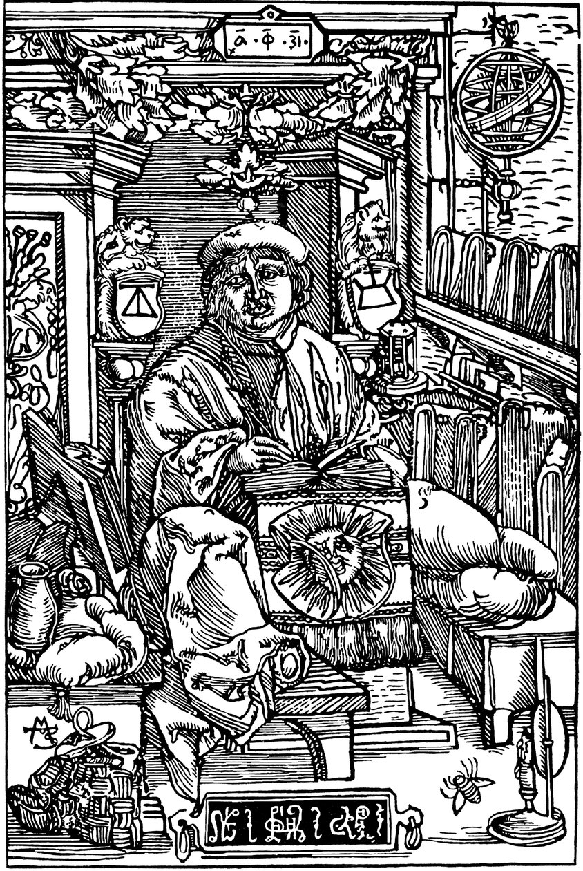 Retrato de Francysk Skaryna 1486-1541, 1517 de Unbekannt