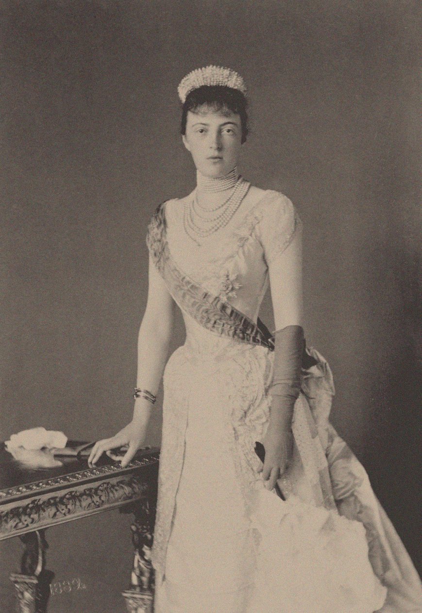 Retrato de la Gran Duquesa Anastasia Mikhailovna de Rusia 1860-1922 de Unbekannt