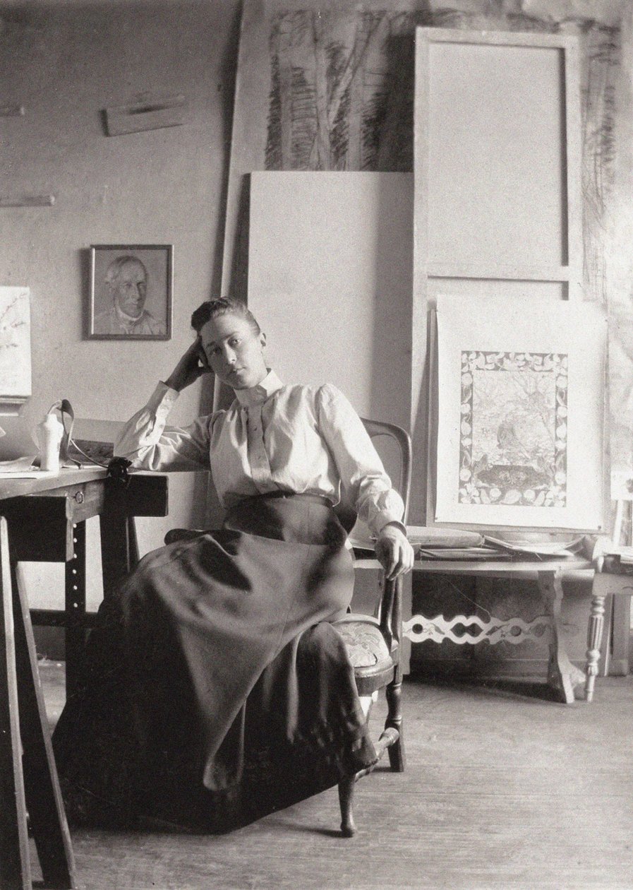 Retrato de Hilma af Klingt de Unbekannt