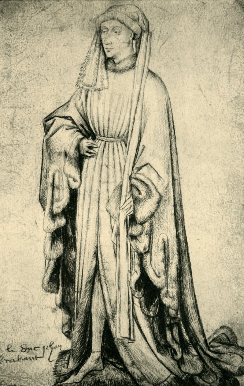 Retrato de Juan IV, Duque de Brabante, 1460-1470, 1943 de Unbekannt