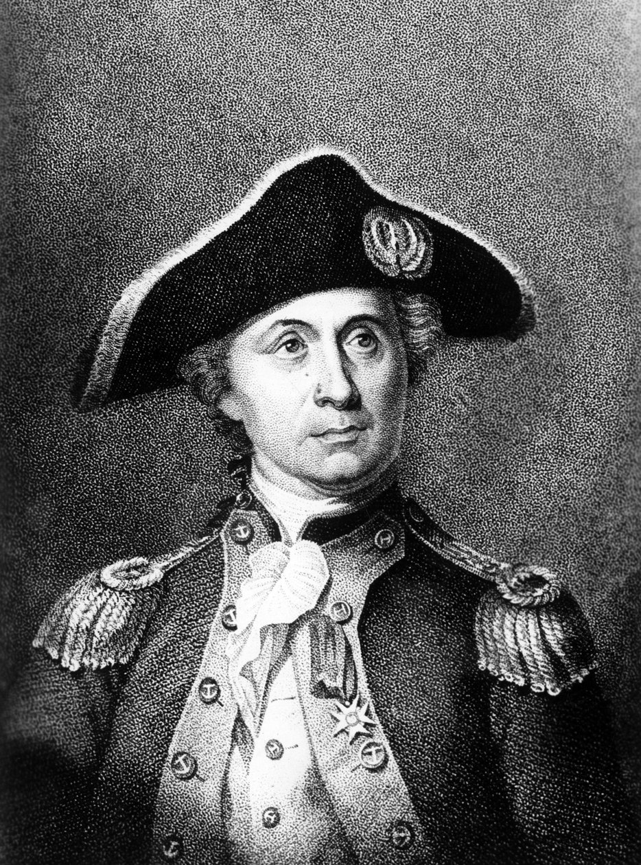Retrato de John Paul Jones (1749-1792), marinero escocés que participó en la Revolución Americana de Unbekannt