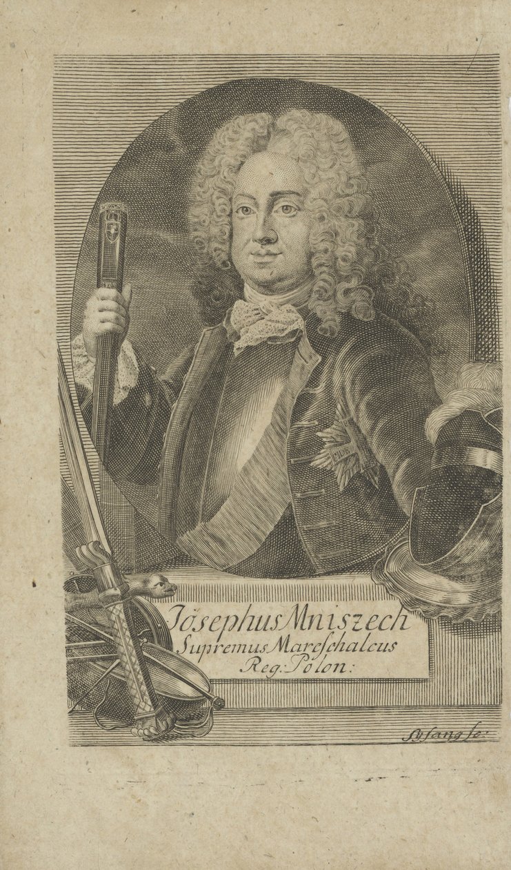 Retrato de Jozef Wandalin Mniszech 1670-1747, antes de 1734 de Unbekannt