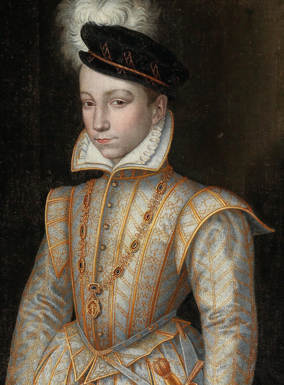 Retrato del rey Carlos IX de Francia de Unbekannt