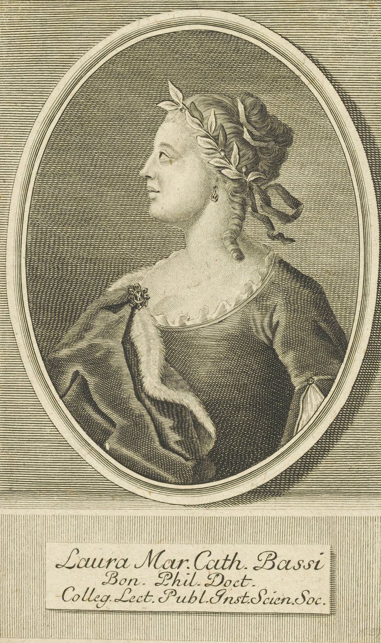 Retrato de Laura Bassi 1711-1778, 1738 de Unbekannt
