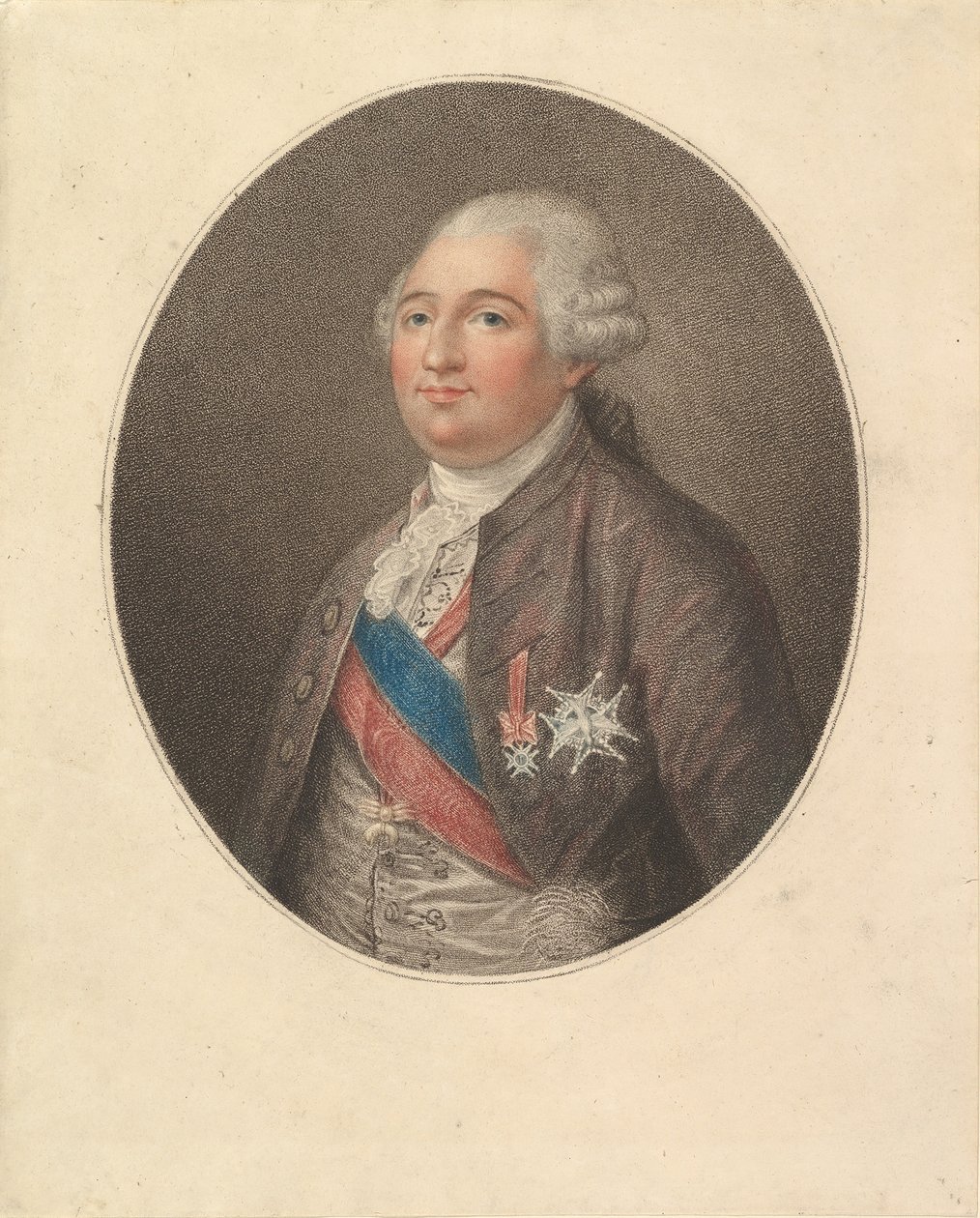 Retrato de Luis XVI, finales del siglo XVIII de Unbekannt