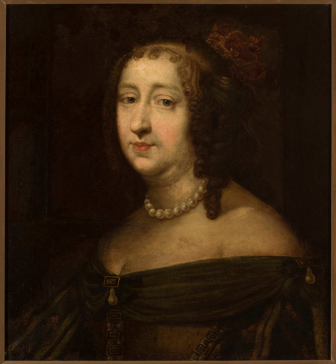 Retrato de Marie Louise Gonzaga 1611-1667, Reina de Polonia, mediados del siglo XVII de Unbekannt
