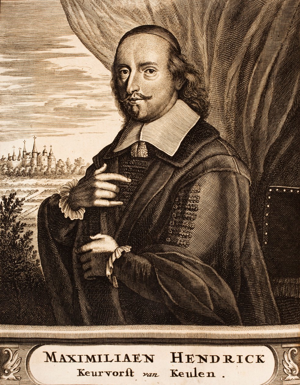 Retrato de Maximiliano Enrique de Baviera 1621-1688, Arzobispo de Colonia de Unbekannt