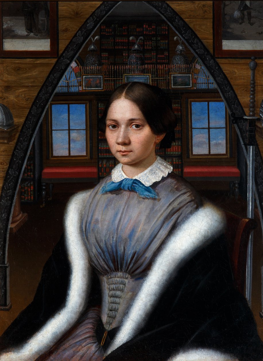 Retrato de Natalia Nikolaevna Korsakova, ca. 1849 de Unbekannt