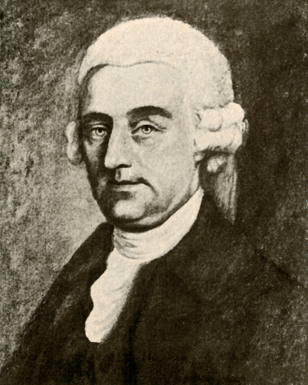 Retrato de Nathaniel Appleton de Boston, con peluca blanca con rizos, c. 1740, 1937 de Unbekannt