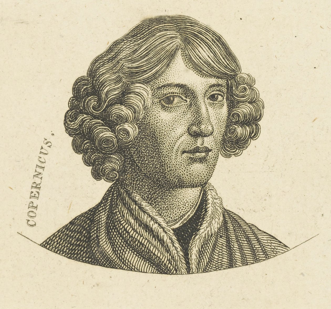 Retrato de Nicolás Copérnico 1473-1543, c. 1830-1840 de Unbekannt