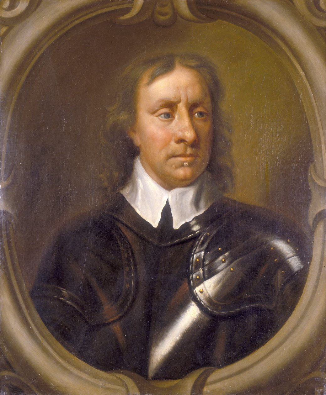 Retrato de Oliver Cromwell, c. 1653 de Unbekannt