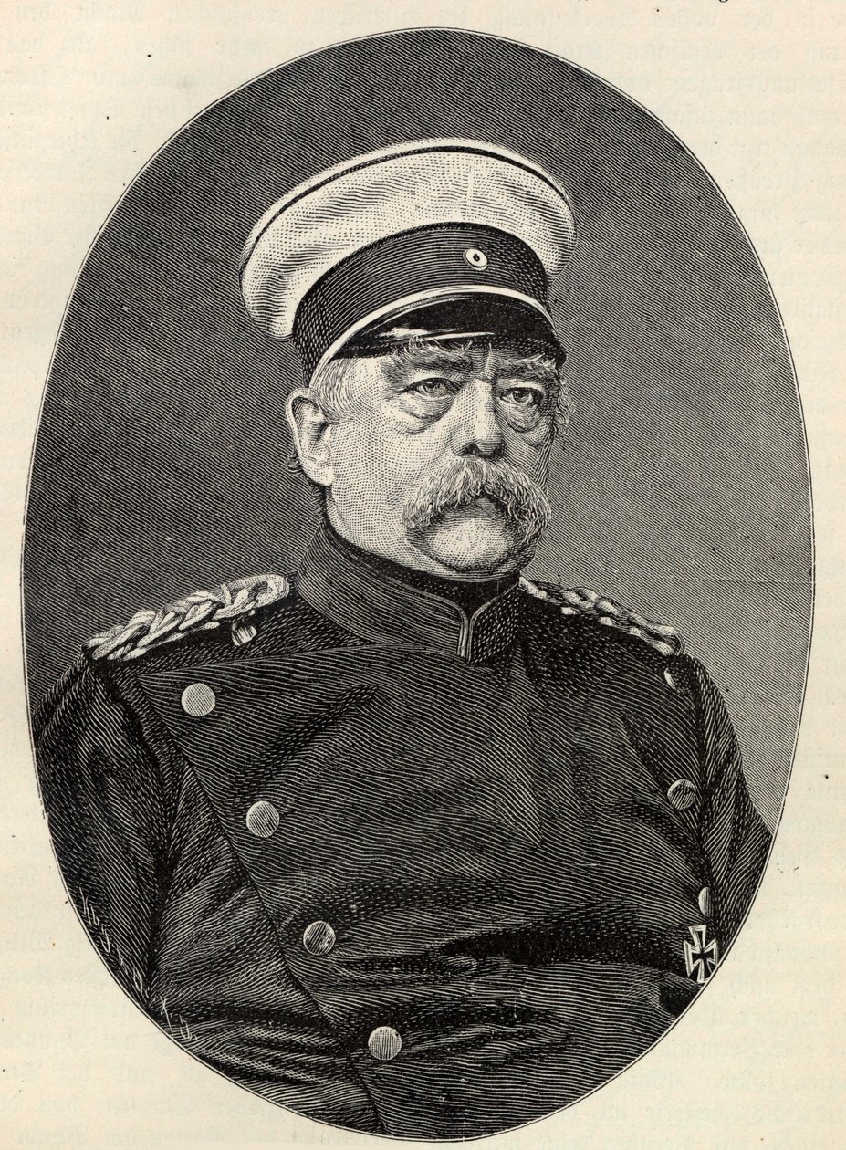 Retrato de Otto von Bismarck 1815-1898 de Unbekannt