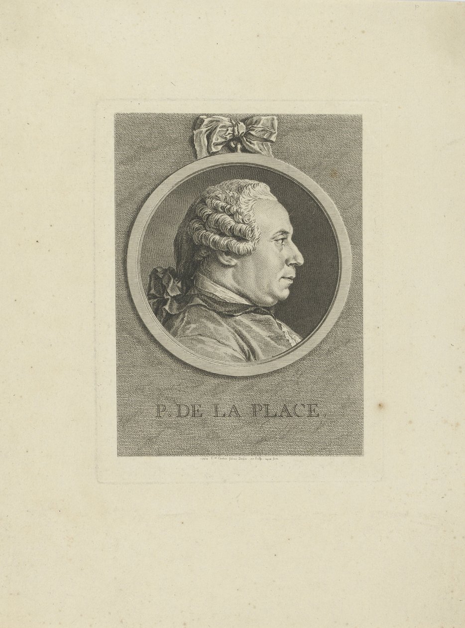 Retrato de Pierre-Antoine de La Place de Unbekannt
