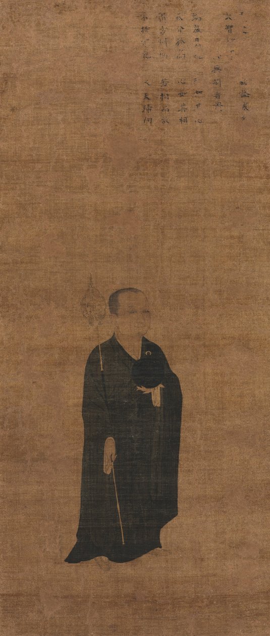 Retrato del Sacerdote Dazhi 1048-1116, el Maestro de la Ley, 1100s de Unbekannt
