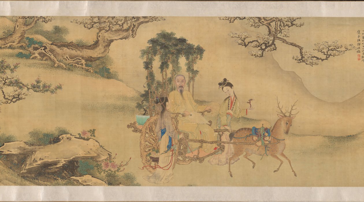 Retrato de Shaoyu en el papel de Liu Ling de Unbekannt