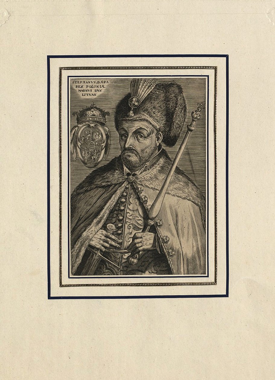 Retrato de Esteban Báthory, Rey de Polonia de Unbekannt