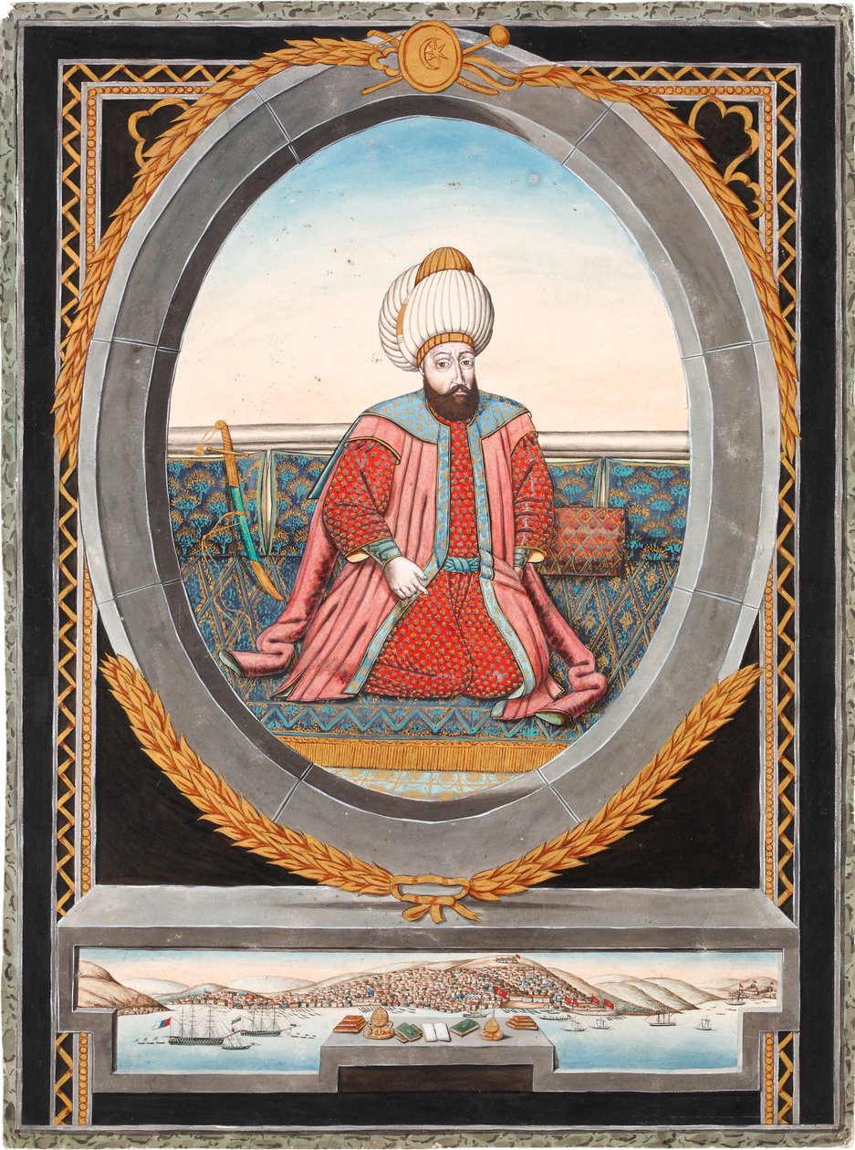 Retrato del Sultán Murad II 1404-1451 de Unbekannt