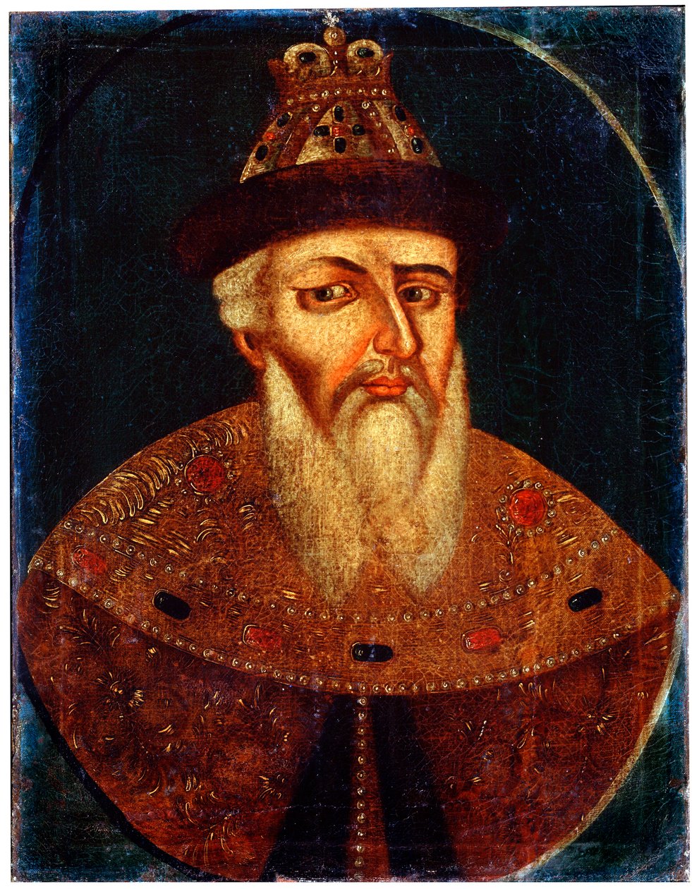 Retrato del Zar Iván IV el Terrible, principios del siglo XVIII de Unbekannt